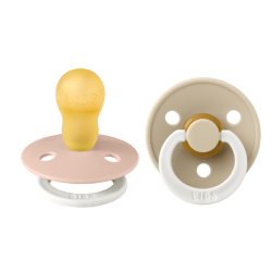 ΠΙΠΙΛΕΣ BIBS COLOUR 2ΤΕΜ. LATEX  No 3 GLOW BLUSH/VANILLA