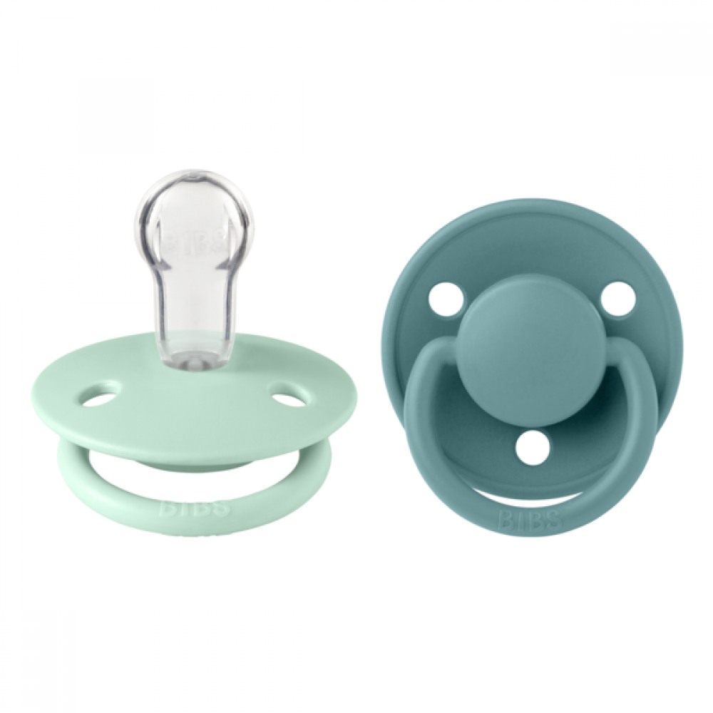 ΠΙΠΙΛA BIBS DE LUX SILICONE 2ΤΕΜ ONESIZE NORDIC MINT/ISLAND SEA