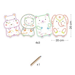 Djeco Ζωγραφίζω με μαγικό μολύβι "Ελέφαντας"