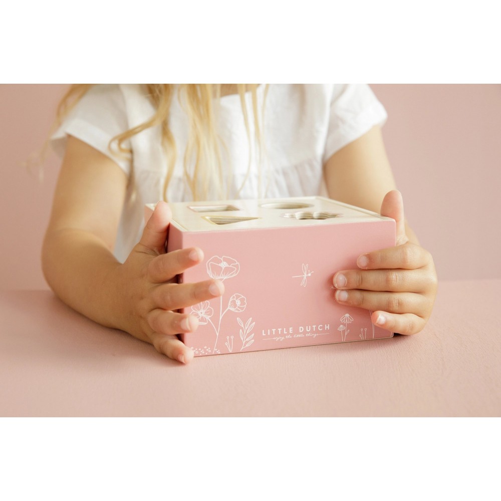 ##LITTLE DUTCH. Ξύλινο παιχνίδι ταξινόμησης σχημάτων Flower