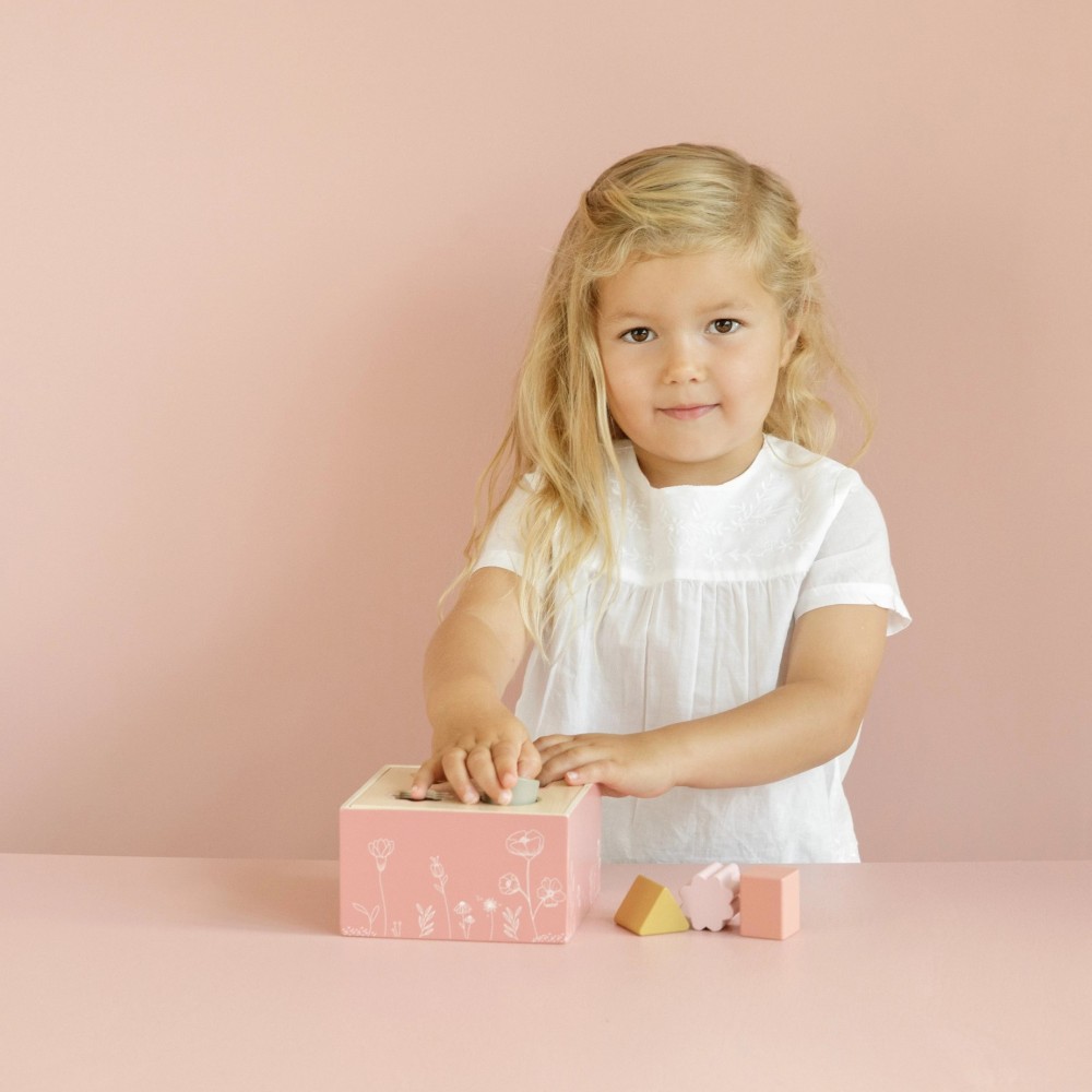##LITTLE DUTCH. Ξύλινο παιχνίδι ταξινόμησης σχημάτων Flower
