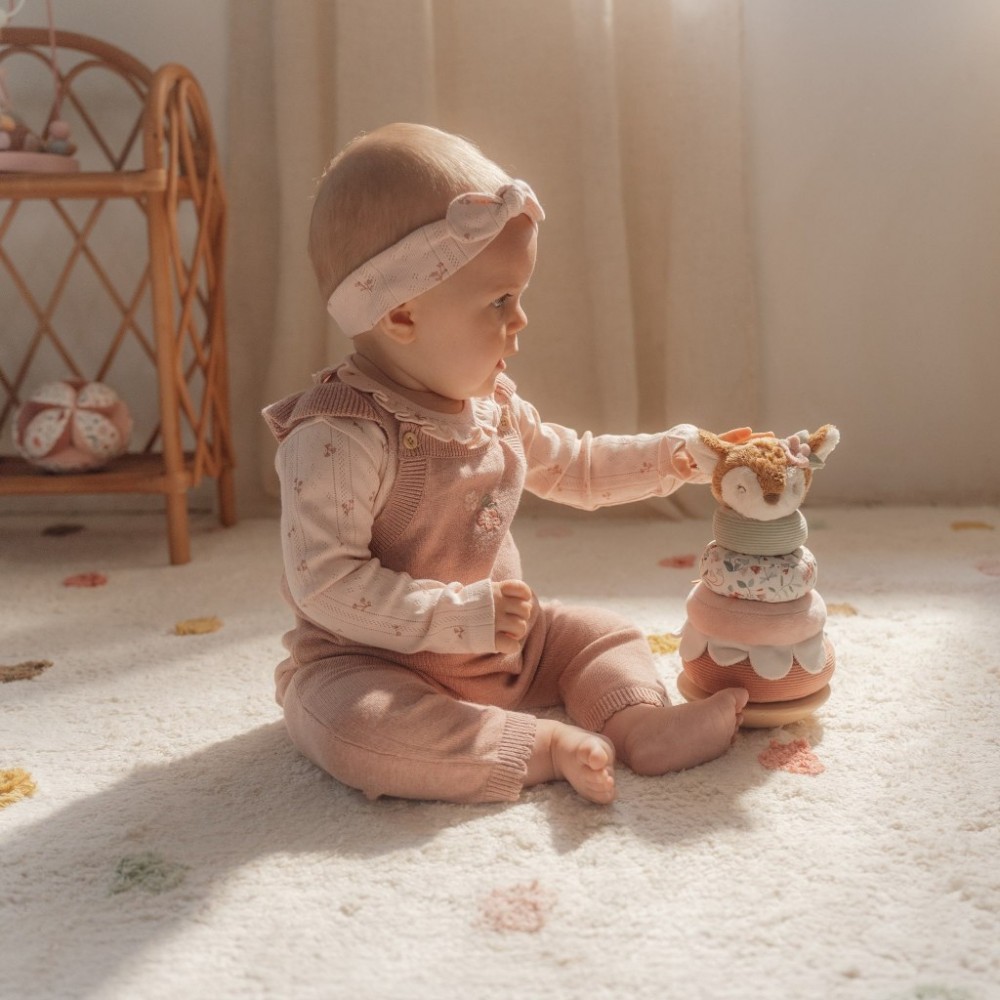 Little Dutch Πυραμίδα ταξινόμησης & ταλάντωσης Fairy Garden FSC