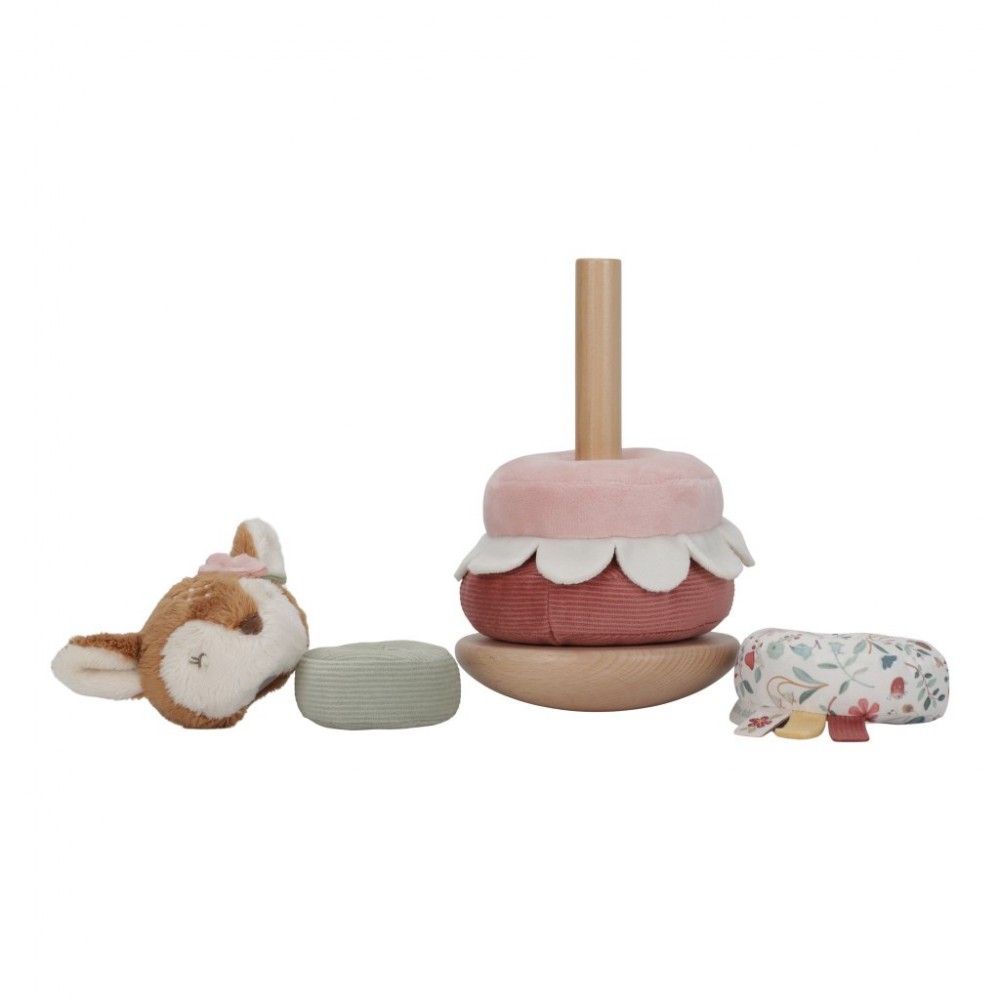 Little Dutch Πυραμίδα ταξινόμησης & ταλάντωσης Fairy Garden FSC