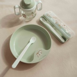 LITTLE DUTCH. Βρεφικό σετ φαγητού 3 τεμαχίων Little Farm